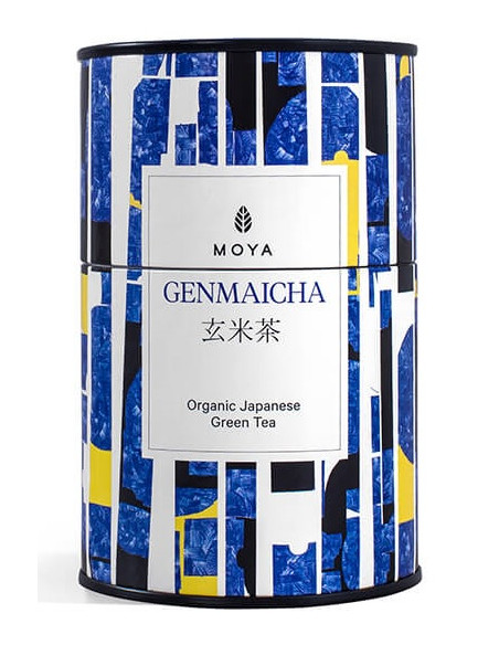 HERBATA ZIELONA GENMAICHA JAPOŃSKA Z PRAŻONYM RYŻEM BIO 60 g - MOYA MATCHA