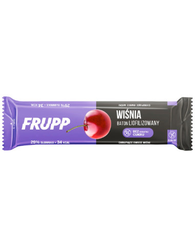 BATON LIOFILIZOWANY WIŚNIOWY BEZGLUTENOWY 10 g - CELIKO (FRUPP)