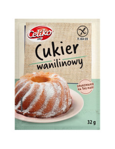 CUKIER WANILINOWY BEZGLUTENOWY 32 g - CELIKO