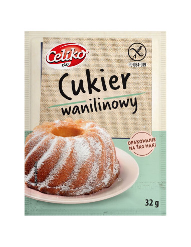CUKIER WANILINOWY BEZGLUTENOWY 32 g - CELIKO
