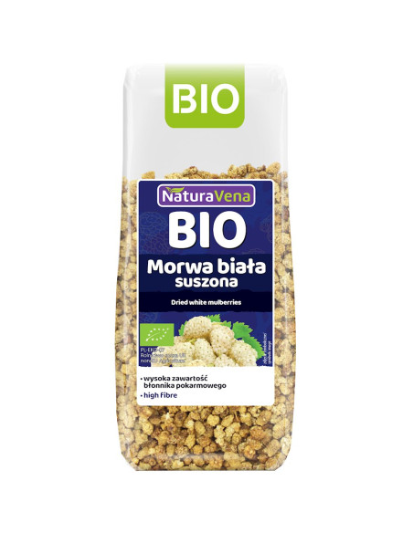 MORWA BIAŁA SUSZONA BIO 100 g - NATURAVENA