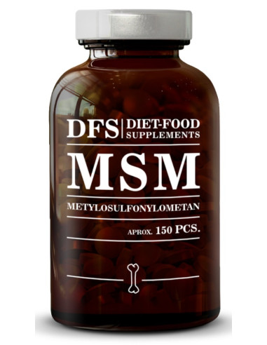 MSM SIARKA ORGANICZNA (750 mg) 150 TABLETEK - DIET-FOOD