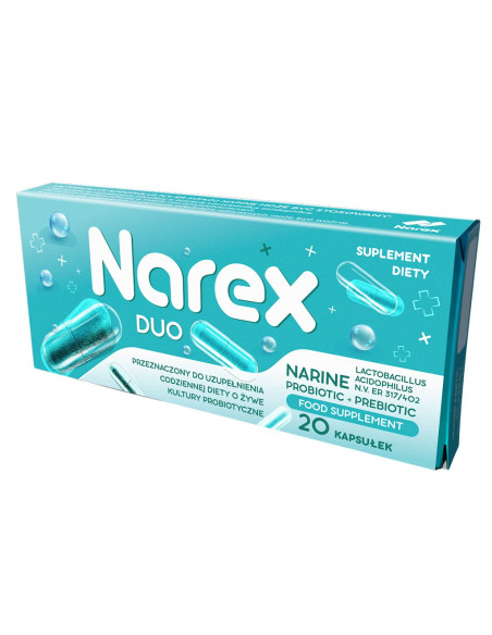 PROBIOTYK NARINE DUO 20 KAPSUŁEK - NAREX