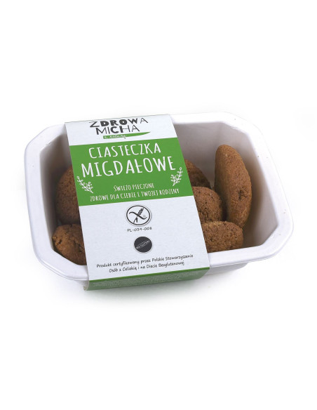 CIASTKA MIGDAŁOWE BEZGLUTENOWE 100 g - ZDROWA MICHA (NA ZAMÓWIENIE)