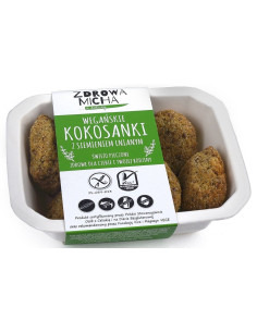 KOKOSANKI Z SIEMIENIEM LNIANYM BEZGLUTENOWE 160 g - ZDROWA MICHA (NA ZAMÓWIENIE)