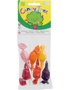 LIZAKI OKRĄGŁE MIX BEZGLUTENOWE BIO (6 x 10 g) 60 g - CANDY TREE