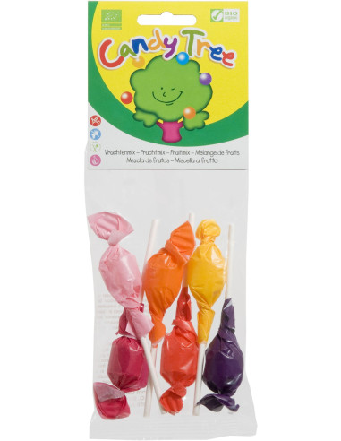 LIZAKI OKRĄGŁE MIX BEZGLUTENOWE BIO (6 x 10 g) 60 g - CANDY TREE