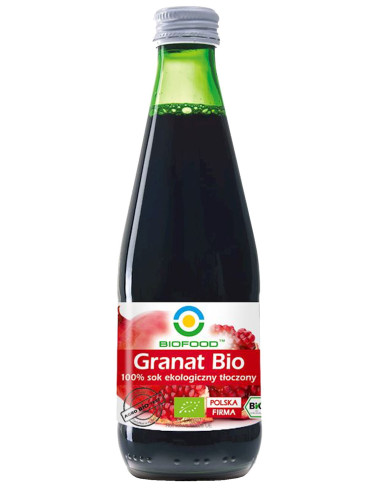 SOK Z GRANATU NFC BEZGLUTENOWY BIO 300 ml - BIOFOOD