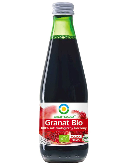 SOK Z GRANATU NFC BEZGLUTENOWY BIO 300 ml - BIOFOOD