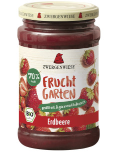 MUS TRUSKAWKOWY (70 % OWOCÓW) BEZGLUTENOWY BIO 225 g - ZWERGENWIESE