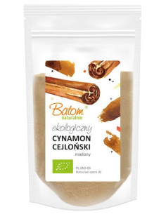 CYNAMON CEJLOŃSKI MIELONY BIO 125 g - BATOM