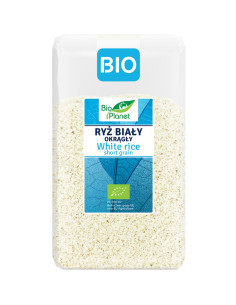 RYŻ BIAŁY OKRĄGŁY BIO 1 kg - BIO PLANET