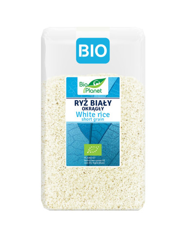 RYŻ BIAŁY OKRĄGŁY BIO 1 kg - BIO PLANET