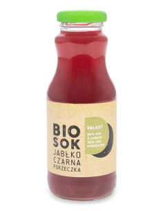 SOK JABŁKOWO - PORZECZKOWY NFC BIO 250 ml - OWOCOWE SMAKI