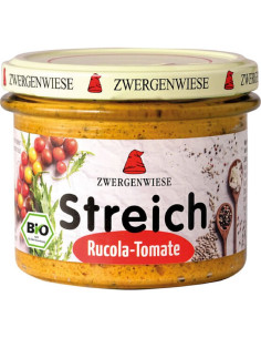 PASTA SŁONECZNIKOWA Z RUKOLĄ I POMIDORAMI BEZGLUTENOWA BIO 180 g - ZWERGENWIESE