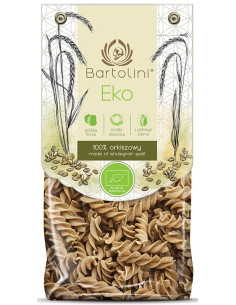 MAKARON (ORKISZOWY RAZOWY) ŚWIDERKI BIO 250 g - BARTOLINI