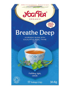 HERBATKA GŁĘBOKI ODDECH (BREATHE DEEP) BIO (17 x 1,8 g) 30,6 g - YOGI TEA