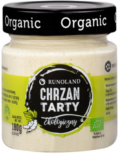 CHRZAN TARTY BIO 180 g - RUNOLAND