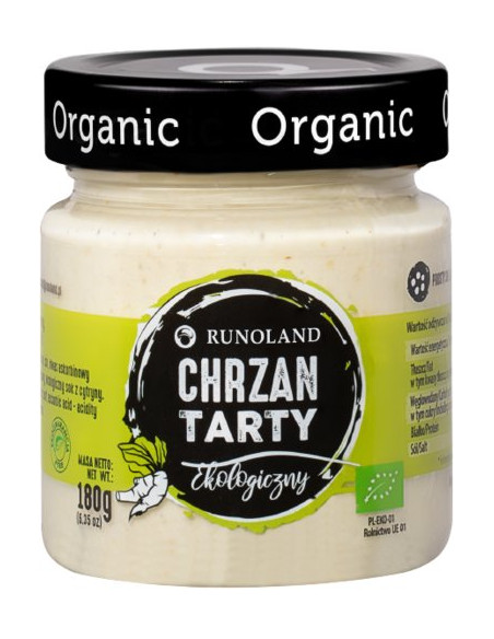 CHRZAN TARTY BIO 180 g - RUNOLAND