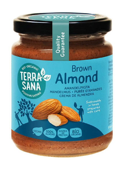 KREM Z MIGDAŁÓW PRAŻONYCH 100 % BIO 250 g - TERRASANA