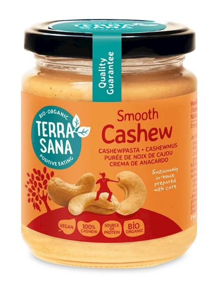 KREM Z ORZECHÓW NERKOWCA PRAŻONYCH 100 % BIO 250 g - TERRASANA