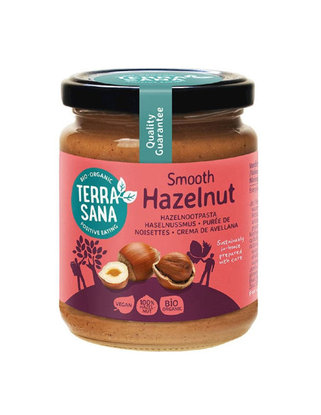 KREM Z ORZECHÓW LASKOWYCH PRAŻONYCH 100 % BIO 250 g - TERRASANA
