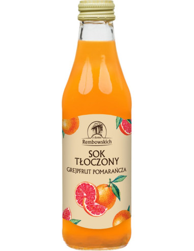 SOK GREJPFRUT - POMARAŃCZA NFC 250 ml - REMBOWSCY