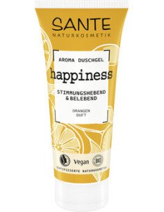 ŻEL POD PRYSZNIC HAPPINESS POMARAŃCZA ECO 200 ml - SANTE
