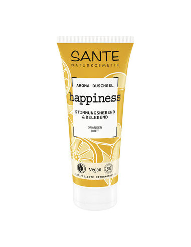 ŻEL POD PRYSZNIC HAPPINESS POMARAŃCZA ECO 200 ml - SANTE