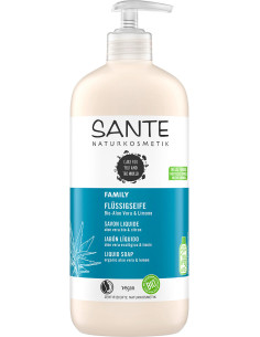 MYDŁO W PŁYNIE ALOES I CYTRYNA ECO 500 ml - SANTE