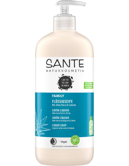 MYDŁO W PŁYNIE ALOES I CYTRYNA ECO 500 ml - SANTE