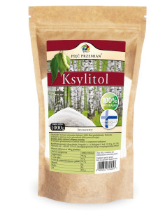 KSYLITOL 1 kg - PIĘĆ PRZEMIAN (FINLANDIA)