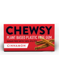 GUMA DO ŻUCIA Z KSYLITOLEM O SMAKU CYNAMONOWYM (10 szt.) 15 g - CHEWSY