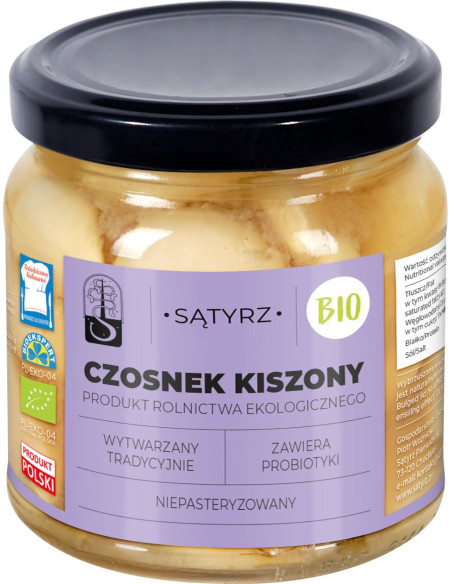 CZOSNEK KISZONY BIO 200 g (120 g) - SĄTYRZ
