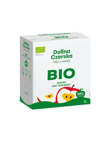 SOK JABŁKOWY NFC BIO 3 L - DOLINA CZERSKA