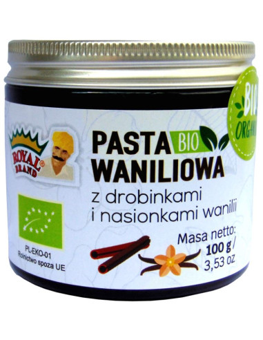 PASTA WANILIOWA BIO 100 g - ROYAL BRAND