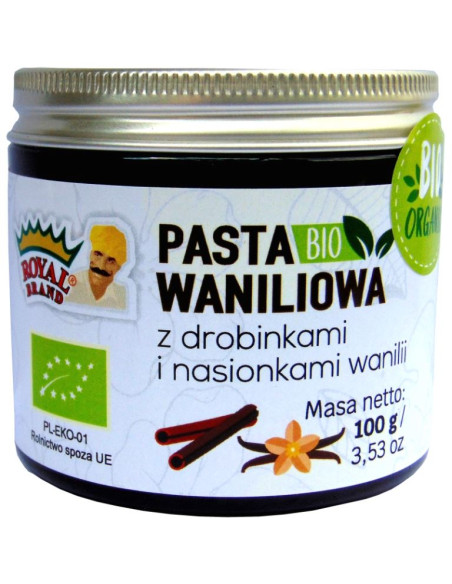 PASTA WANILIOWA BIO 100 g - ROYAL BRAND