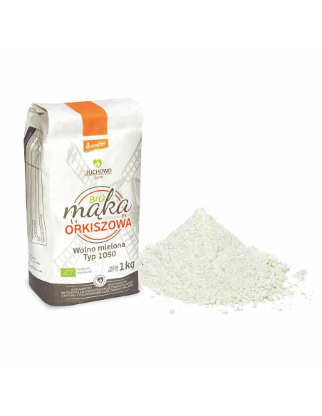 MĄKA ORKISZOWA TYP 1050 DEMETER BIO 1 kg - JUCHOWO