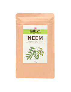 MASECZKA ZIOŁOWA DO TWARZY I WŁOSÓW NEEM 100 g - SATTVA (AYURVEDA)