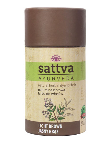 HENNA JASNY BRĄZ ECO 150 g - SATTVA (AYURVEDA)