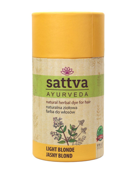 HENNA JASNY BLOND ECO 150 g - SATTVA (AYURVEDA)