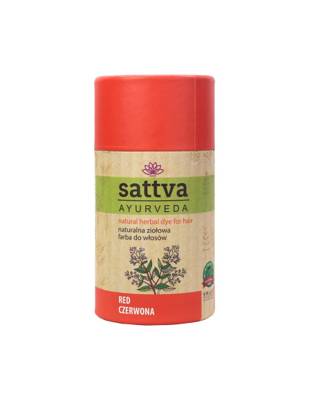 HENNA CZERWONA ECO 150 g - SATTVA (AYURVEDA)