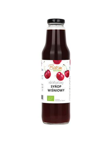 SYROP WIŚNIOWY BIO 750 ml - BATOM