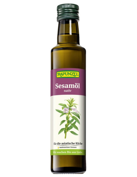 OLEJ SEZAMOWY TŁOCZONY NA ZIMNO BIO 250 ml - RAPUNZEL