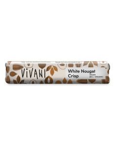 BATON NUGATOWY Z KROKANTEM Z ORZECHÓW LASKOWYCH BIO 35 g - VIVANI