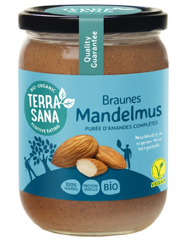 KREM Z MIGDAŁÓW PRAŻONYCH 100 % BIO 500 g - TERRASANA