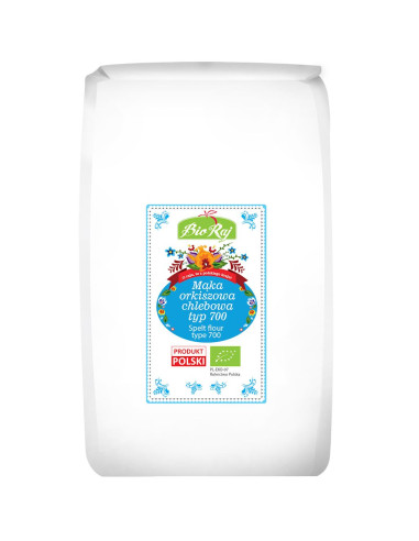 MĄKA ORKISZOWA CHLEBOWA TYP 700 BIO (POLSKA) 1 kg - BIO RAJ