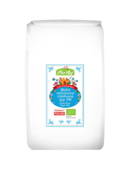 MĄKA ORKISZOWA CHLEBOWA TYP 700 BIO (POLSKA) 1 kg - BIO RAJ