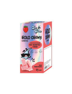 GUMY ROZPUSZCZALNE O SMAKU TRUSKAWKOWYM BEZ DODATKU CUKRÓW BEZGLUTENOWE (15 szt.) 90 g - JOE GLOW