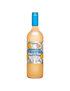 KOMBUCHA O SMAKU MANGO I MARAKUI ZERO % CUKRU 750 ml - DELIKATNA 2